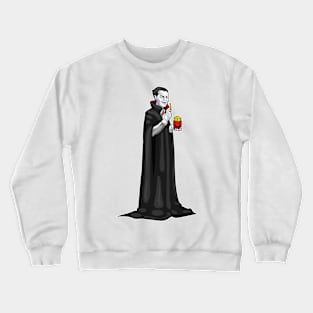 Vampire Halloween French fries Crewneck Sweatshirt